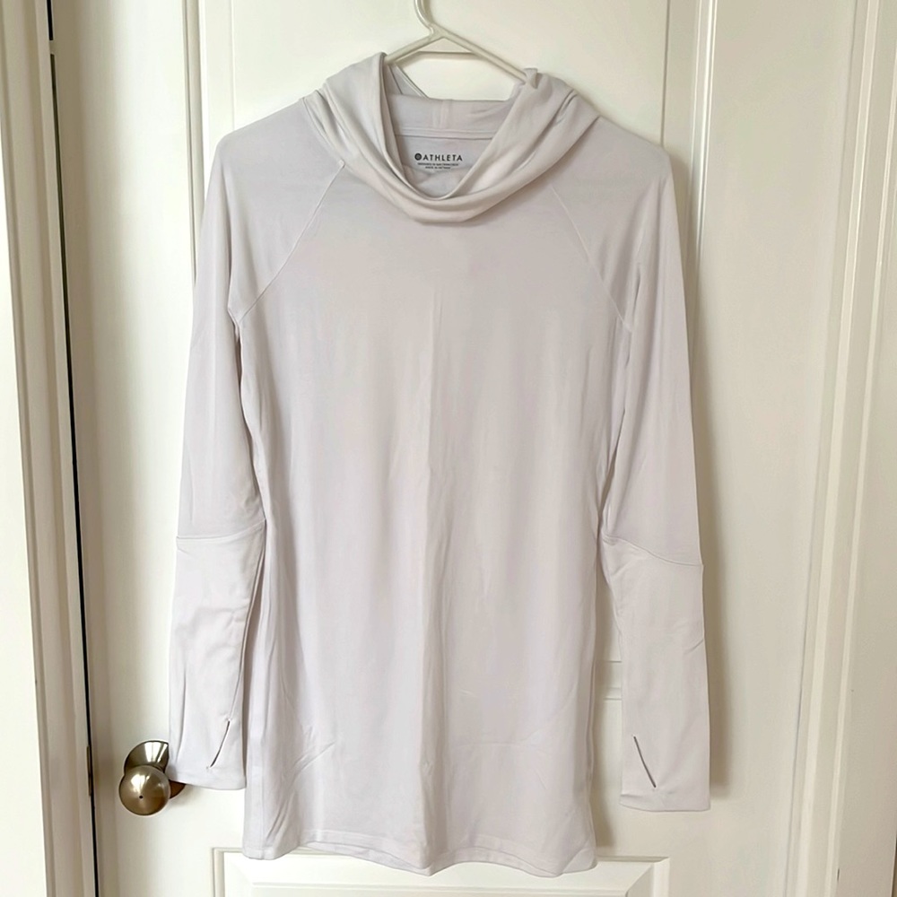 NWOT Athleta Essence Tunic Cowl Neck Hoodie